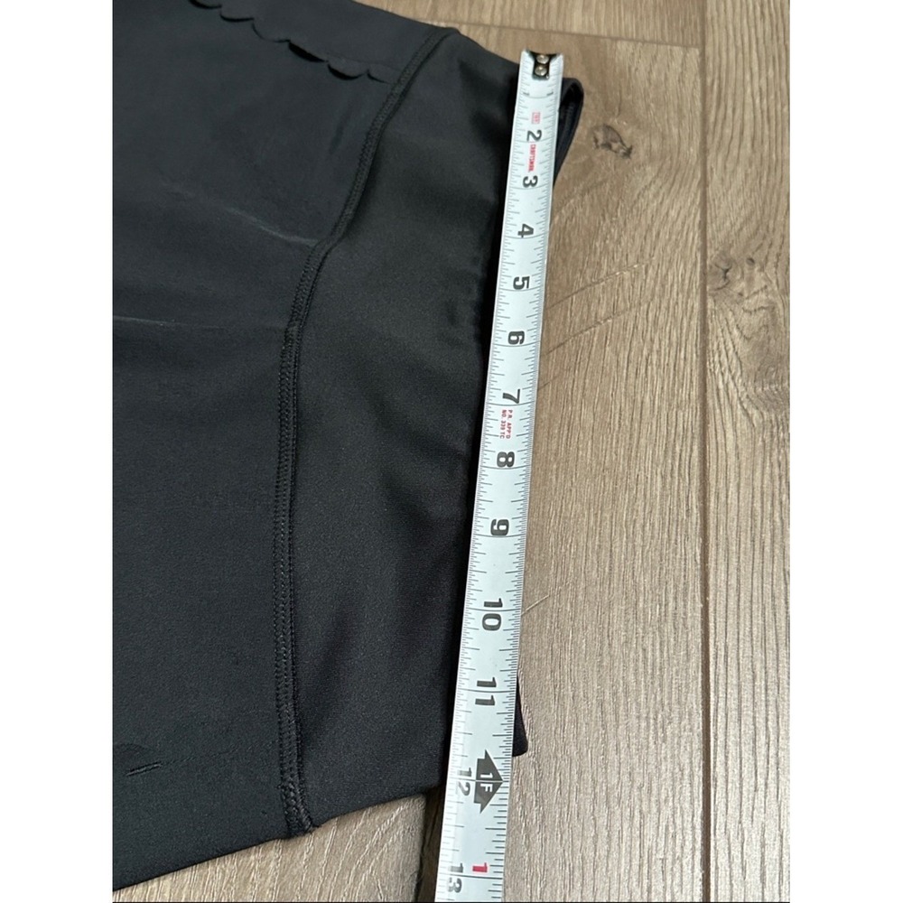 Tuckernuck Tnuck Black Scallop Performance Jersey Marisa Shorts Size XS - Picture 9 of 12